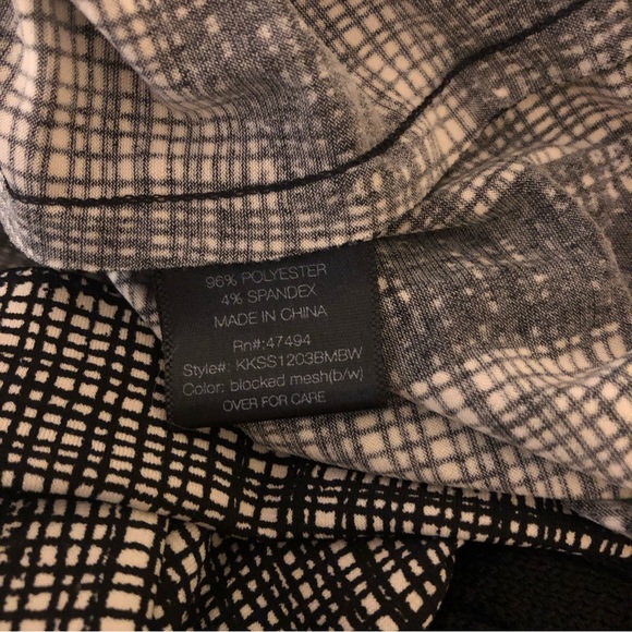 KamaliKulture Black & White Wrap Style Dress - Picture 6 of 6